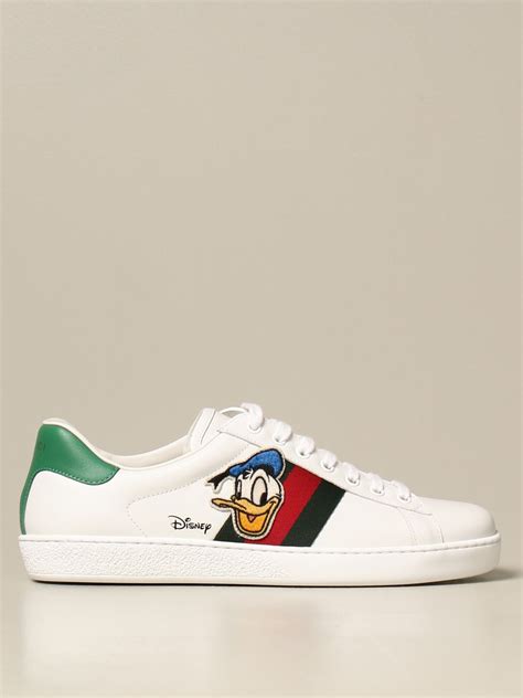 gucci donald duck ace sneaker|Gucci duck flash shoes.